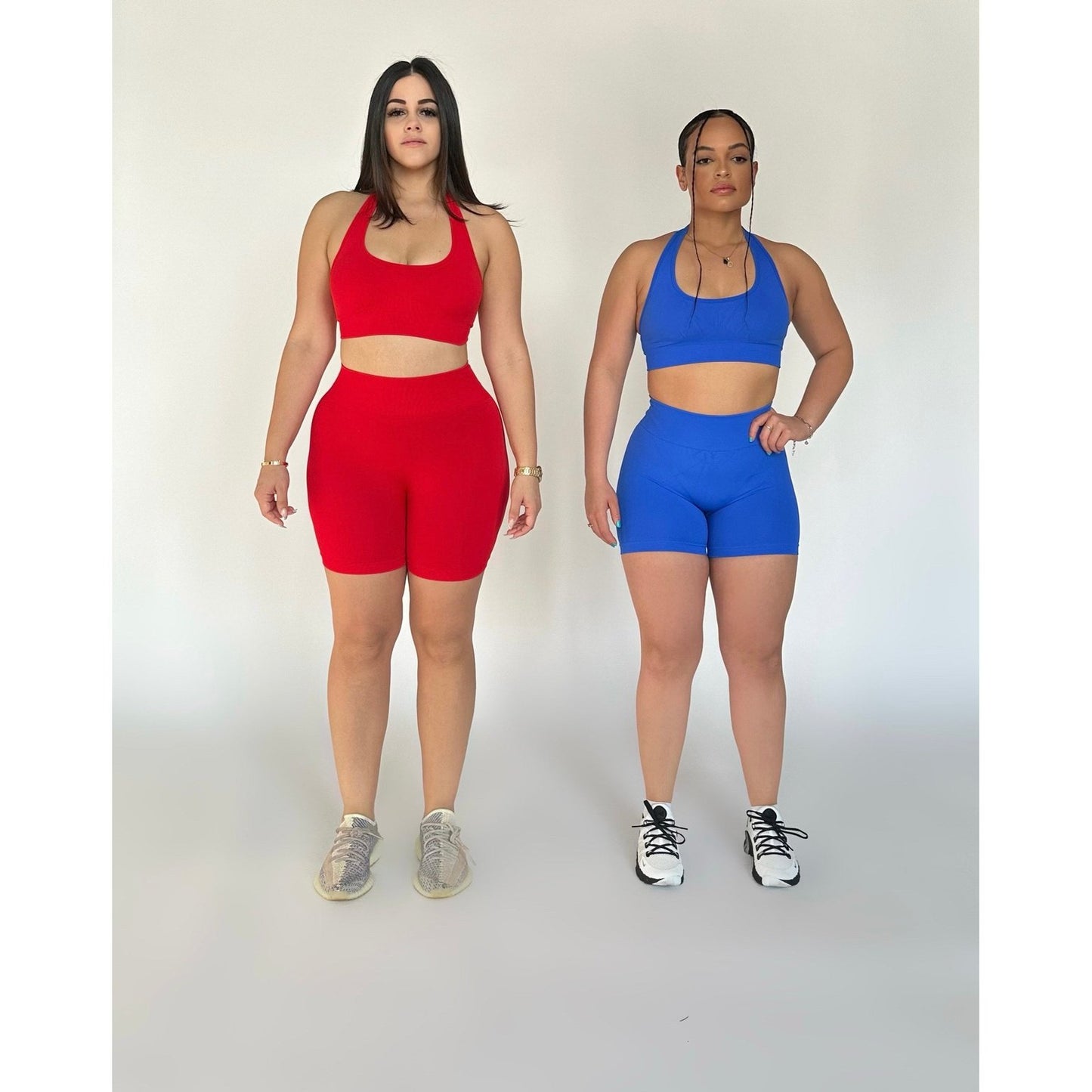 Rojo Intenso Seamless Scrunch Set