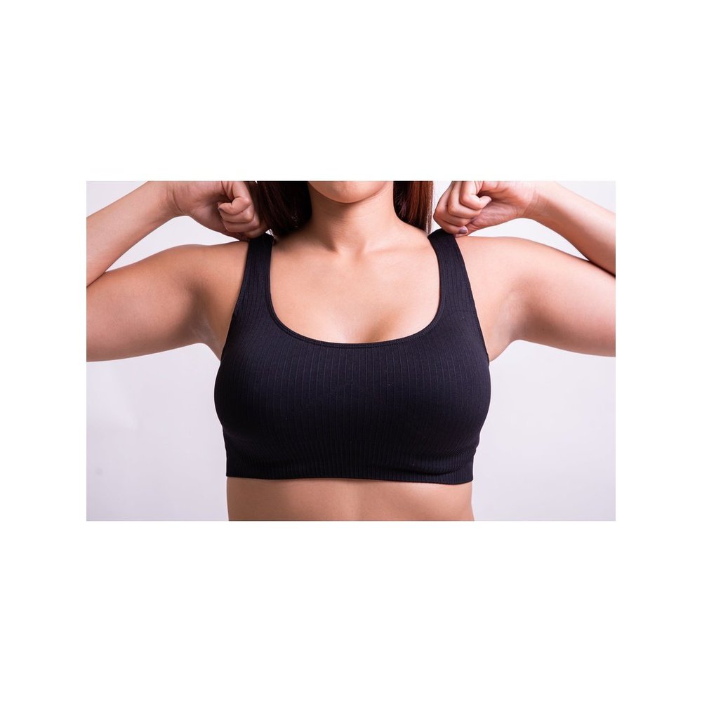 Ribbed Seamless Sport Bra