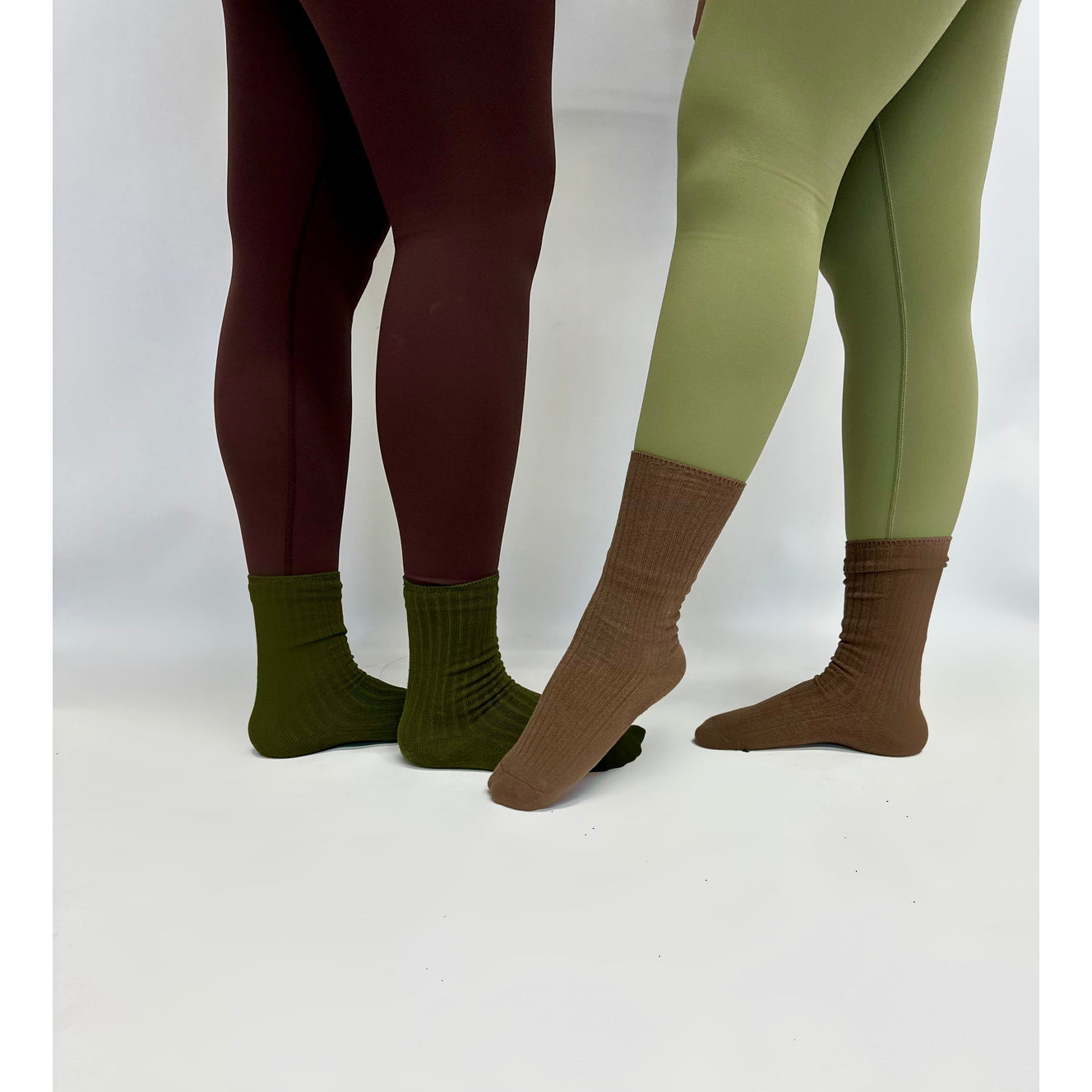 Shorts de ciclismo de tiro alto Green Shaper