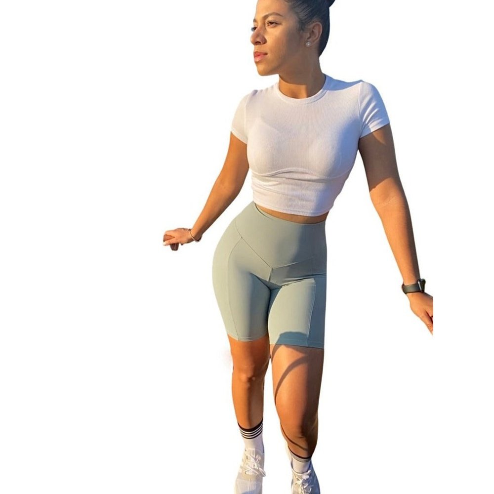 Shorts de ciclismo de tiro alto Shaper