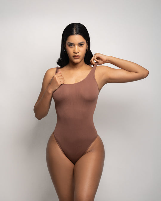 Snap Closure Seamless Bodysuit