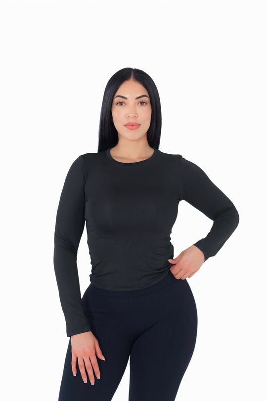 Fitted Long Sleeve Performance Top