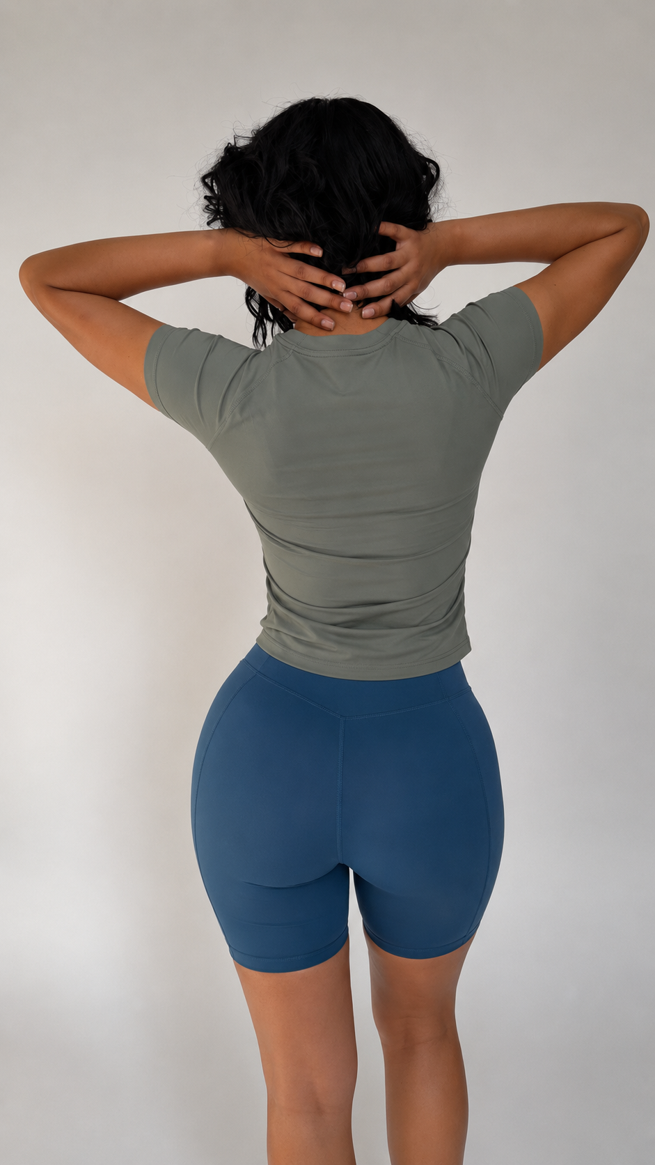 Waist-Sculpt Seamless Short T-Shirt