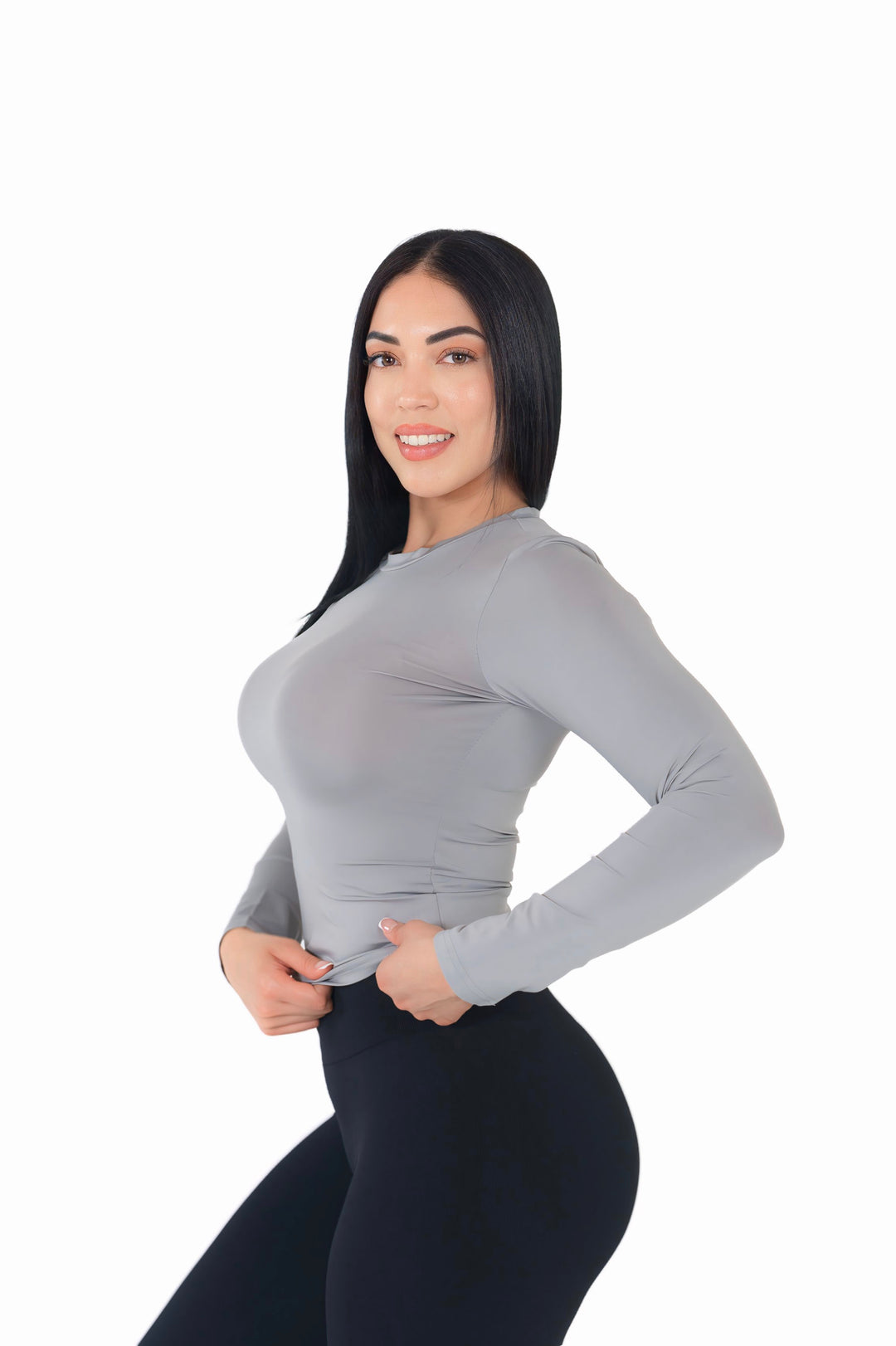 Fitted Long Sleeve Performance Top