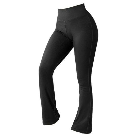 Pantalon de yoga évasé taille haute Shaper