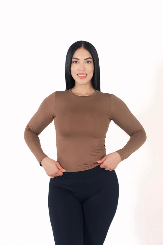 Fitted Long Sleeve Performance Top