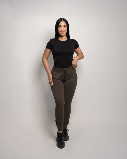 High-Waisted Pocket Joggers
