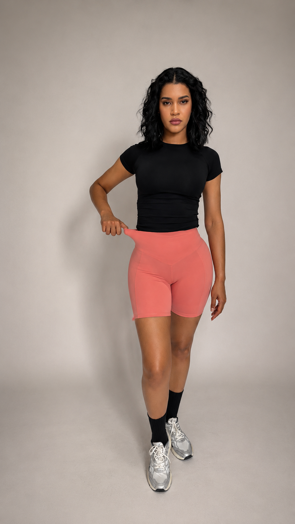 Shorts de ciclismo de tiro alto Shaper