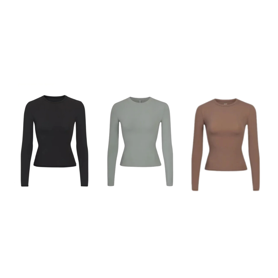Fitted Long Sleeve Performance Top