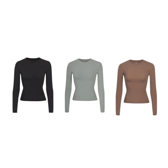 Fitted Long Sleeve Performance Top