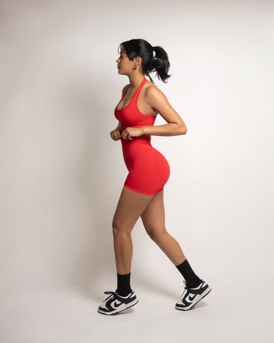 Rojo Intenso Seamless Sport Bra