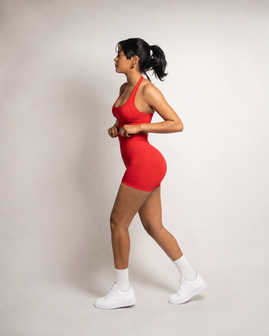 Rojo Intenso Seamless Scrunch Set