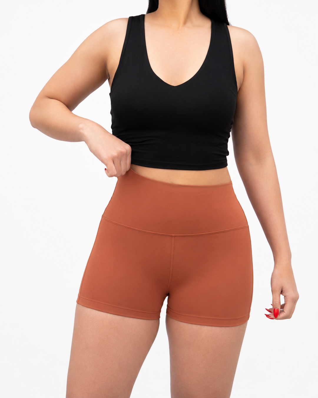 High Waisted Tummy Control Booty Shorts