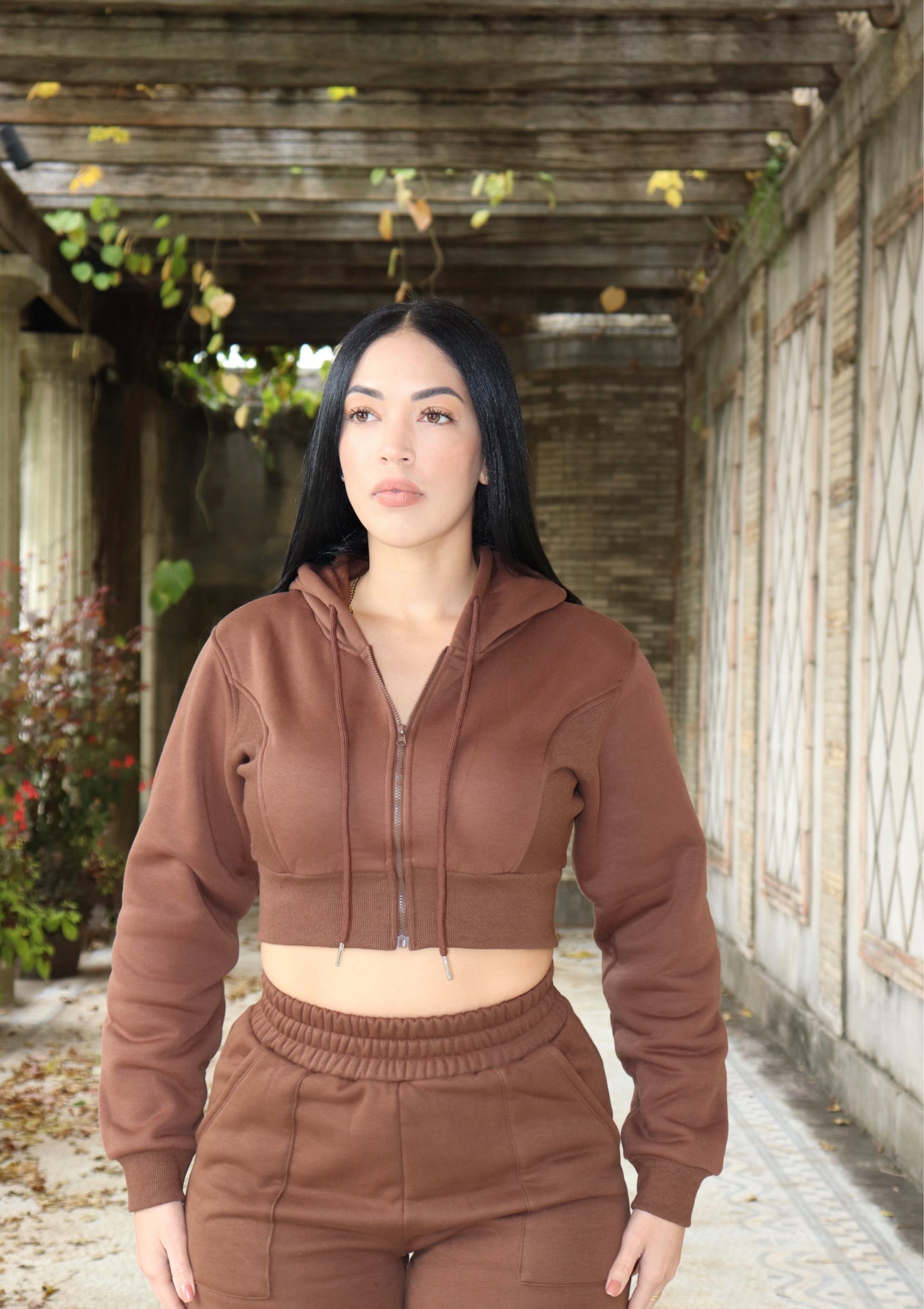 Mocha Casual Everyday Wear Hoodie