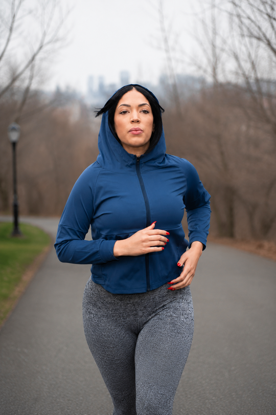 Full-Zip Hooded Training Jacket