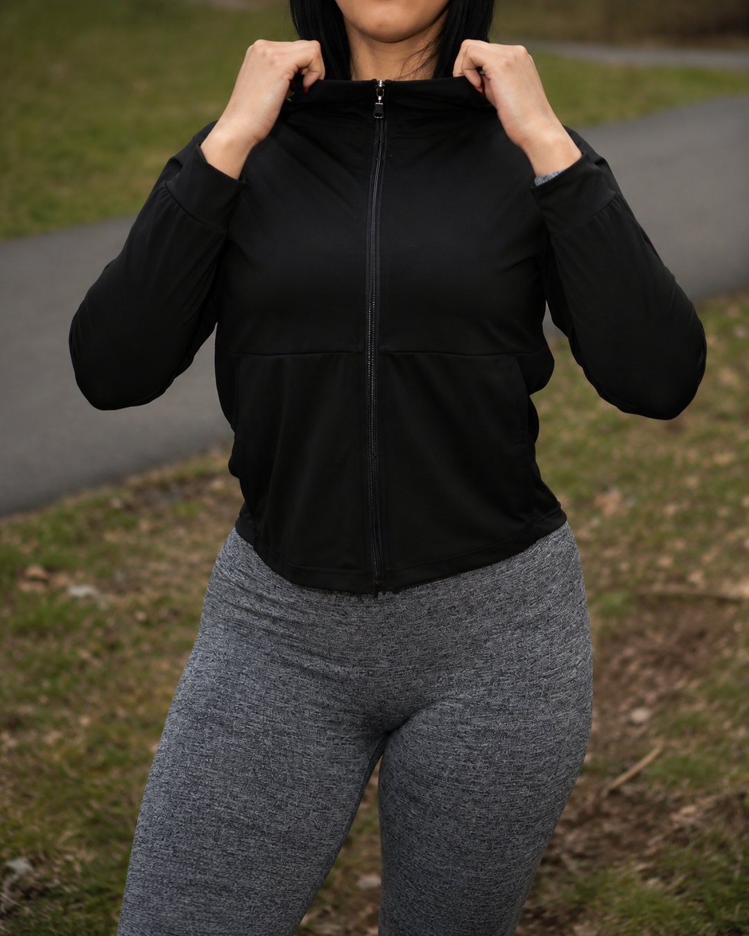 Full-Zip Hooded Training Jacket