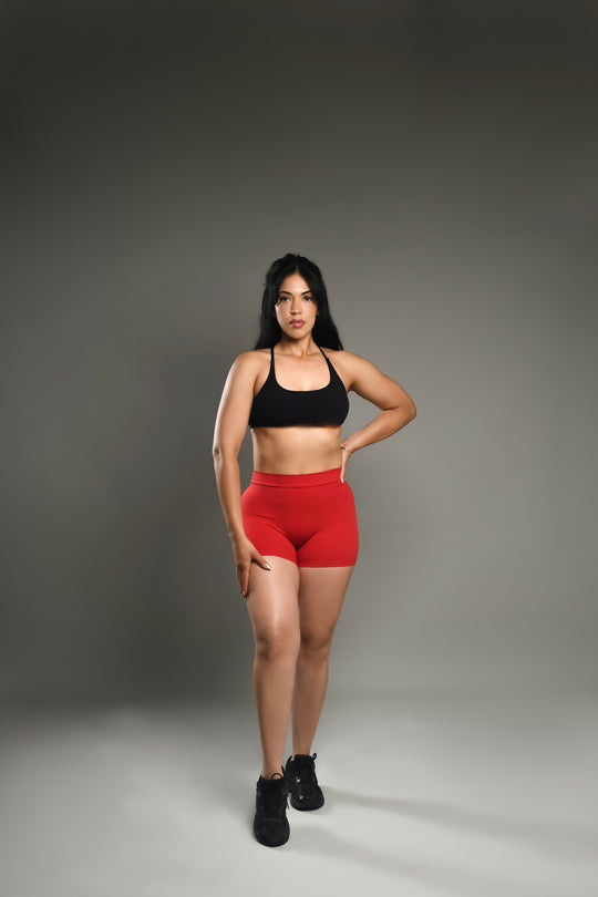 V-Cut Scrunch Seamless Sport Shorts