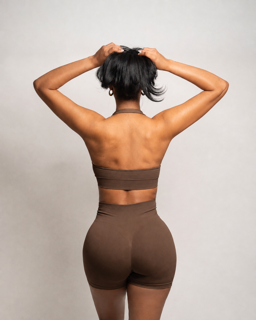 Marron Seamless Scrunch Set