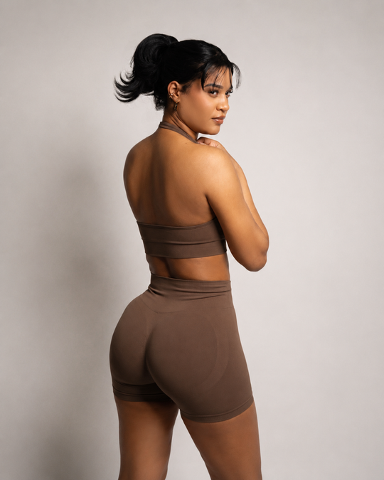 Marron Seamless Sport Bra