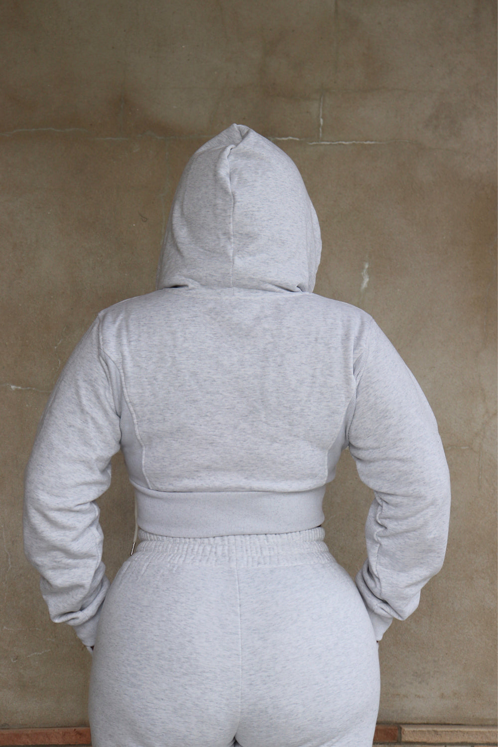 Gray Fleece Hoodie