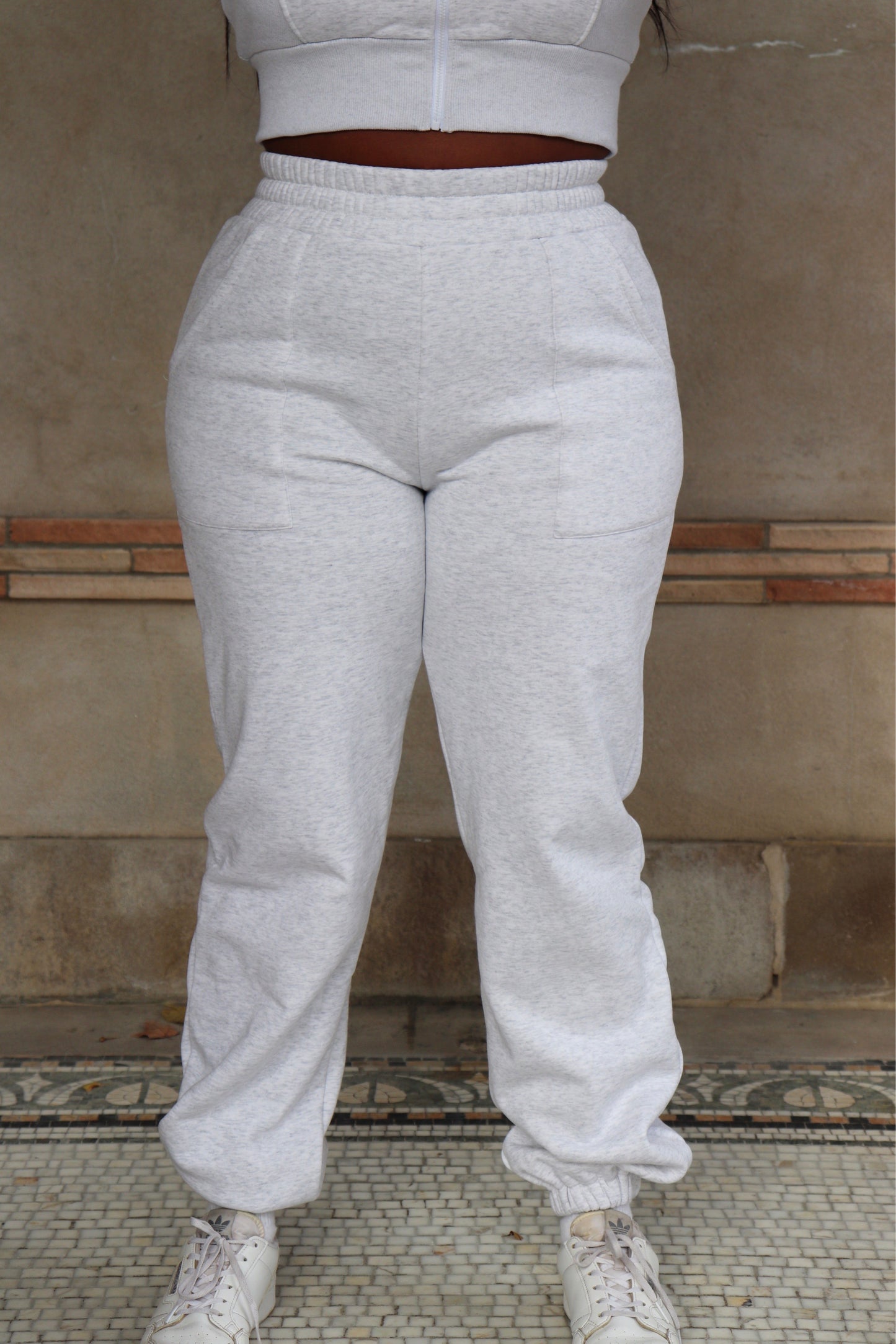 Gray Casual Everyday Wear Sweatpant