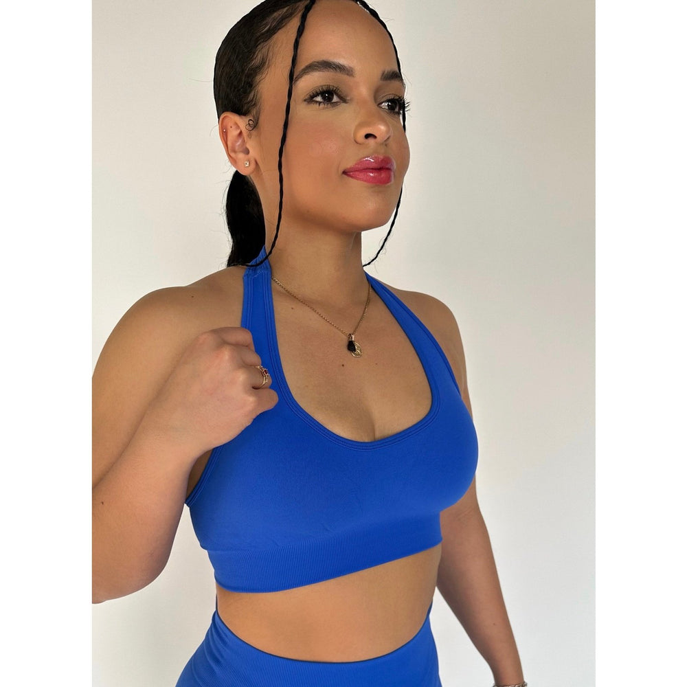 Sirena Azul Seamless Sport Bra