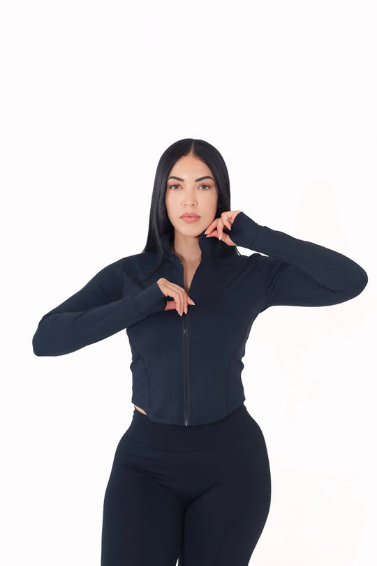 High Neck Full-Zip Active Jacket
