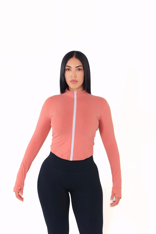 High Neck Full-Zip Active Jacket