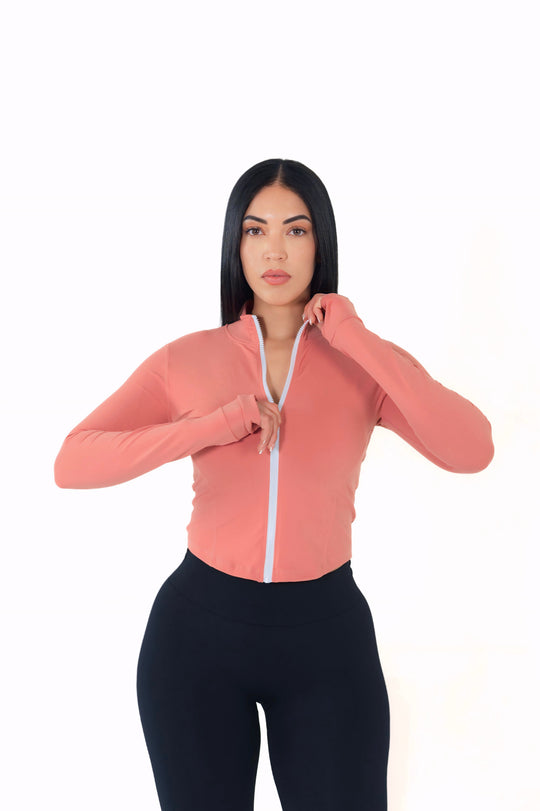 High Neck Full-Zip Active Jacket