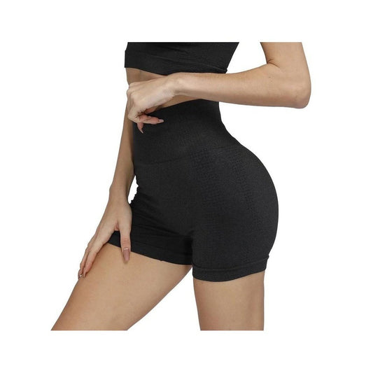 black seamless shorts leggings 