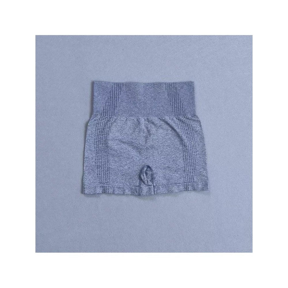 Shorts grises sin costuras con control de la barriga