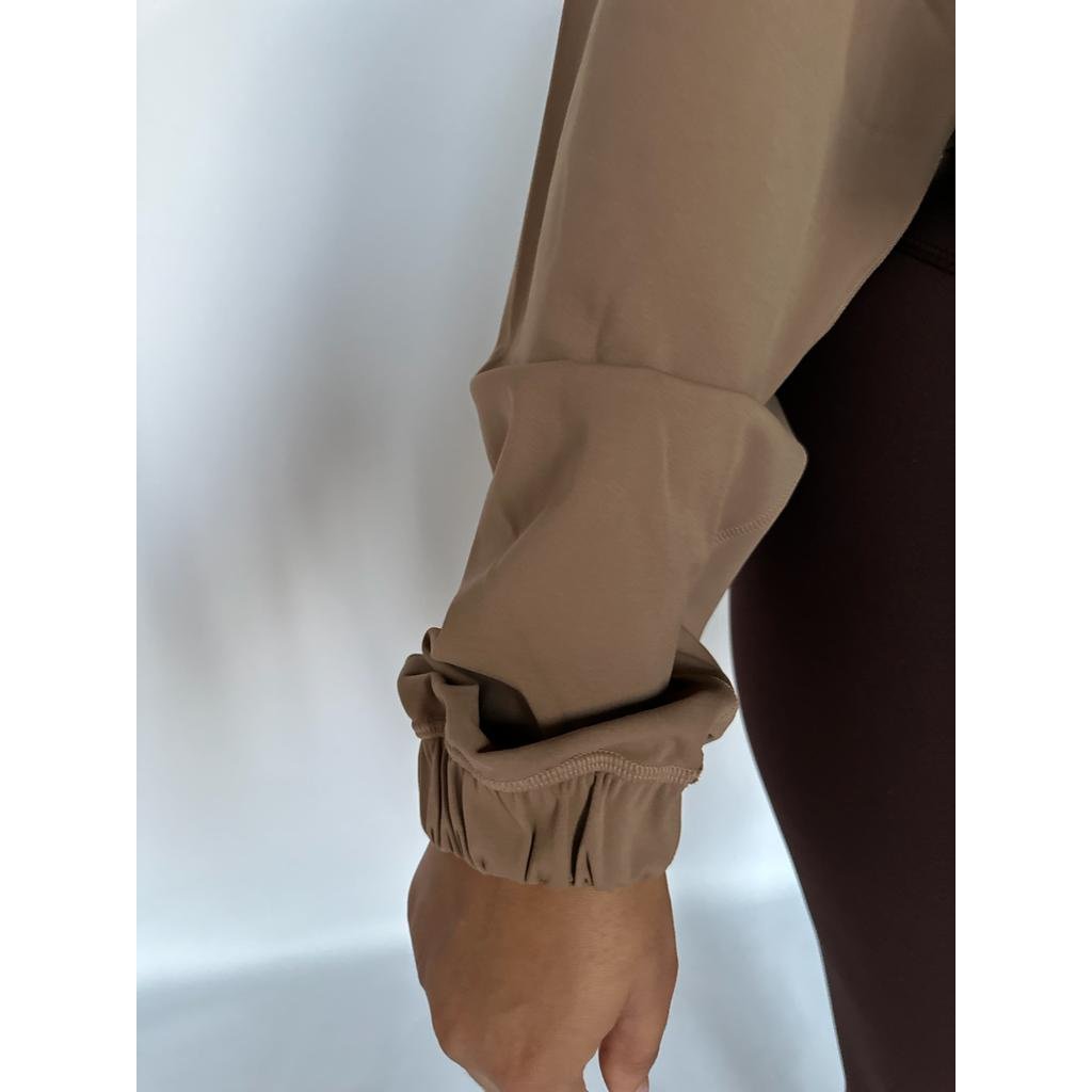 Lightweight Windbreaker Half-Zip Jacket